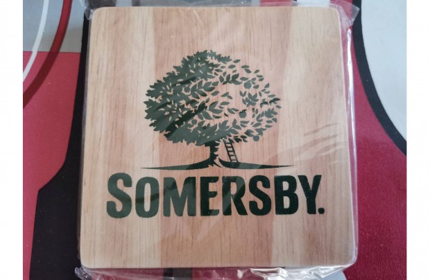 Sommersby 10db-os poháralátét csomag fából: új bontatlan