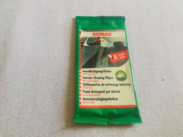 Sonax mikró szálas törlőkendő autó belsőhöz