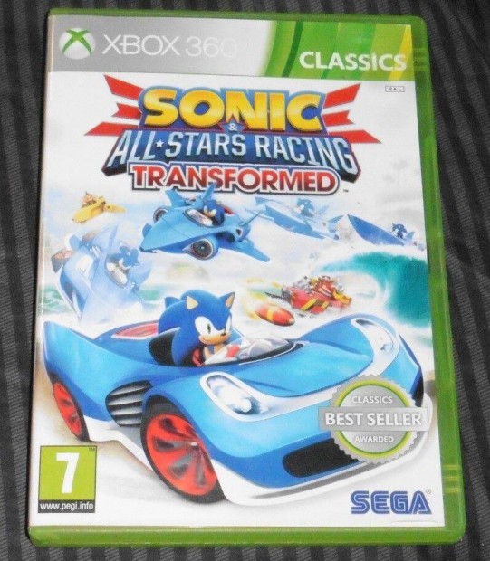 Sonic All Stars Racing Transformed Gyári Xbox 360, Xbox ONE játék