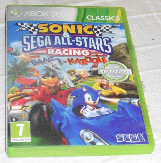 Sonic And Sega Allstars Racing with Banjo-Kazooie Gyri Xbox 360 Jtk
