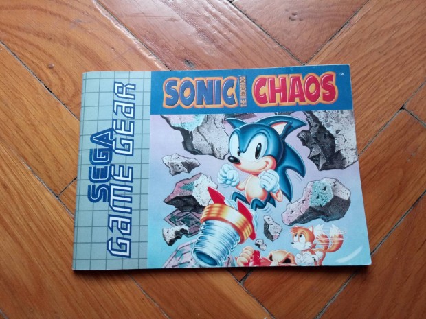 Sonic Chaos Sega Gamegear kziknyv manual game gear