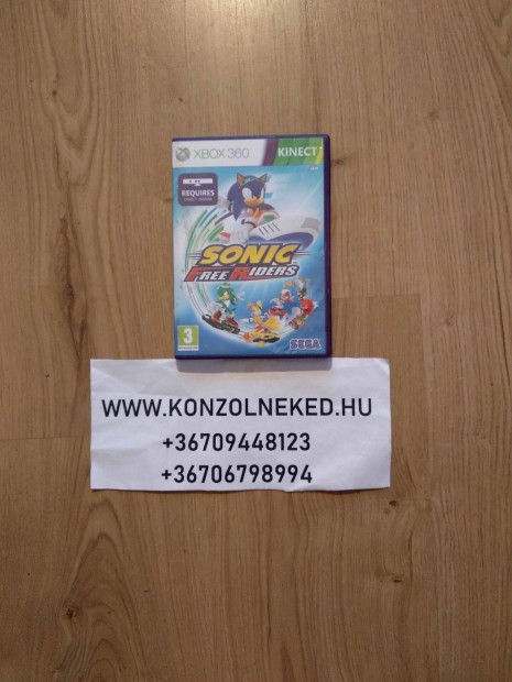 Sonic Free Riders eredeti Xbox 360 jtk