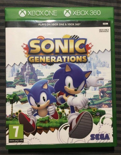Sonic Generations (mászkálós) Gyári Xbox 360, Xbox ONE, Series X Játék