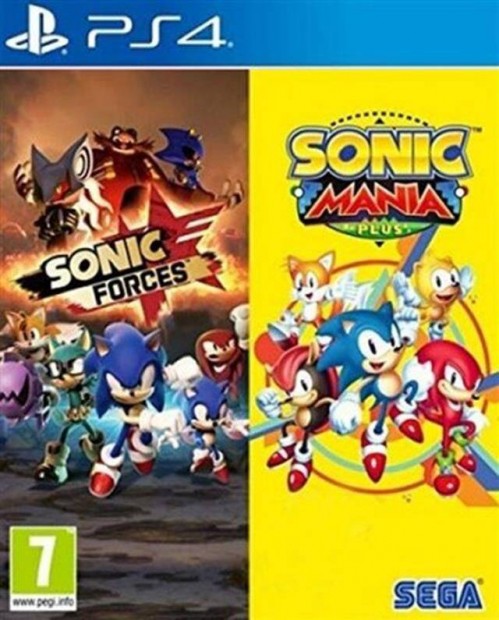 Sonic Mania Plus and Sonic Forces PS4 jtk