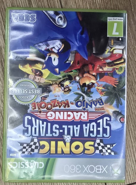 Sonic Sega All Star Racing Banjo Kazooie Xbox 360 jtk 