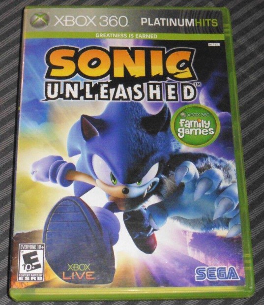 Sonic Unleashed (mszkls) Gyri Xbox 360, Xbox ONE, Series X Jtk