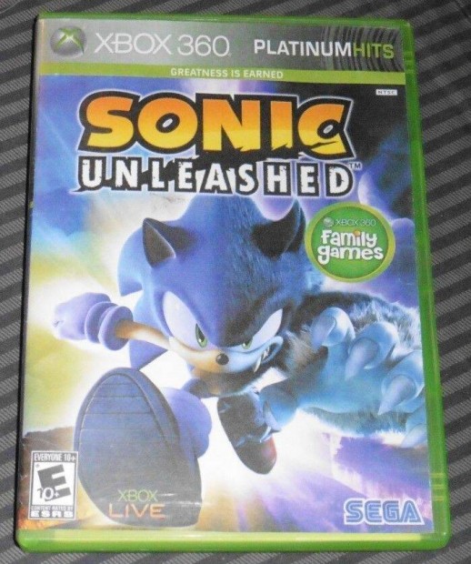 Sonic Unleashed (mászkálós) Gyári Xbox 360, Xbox ONE, Series X Játék