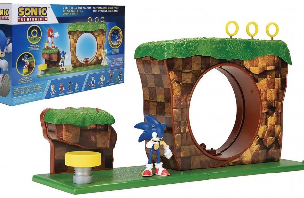 Sonic a sndiszn Green hill zone plya jtk szett Sega Jakks