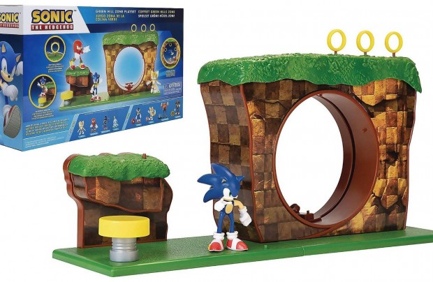 Sonic a sndiszn Green hill zone plya jtk szett Sega Jakks