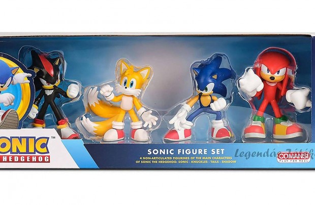 Sonic a sndiszn - 4 db-os figura szett Sega Comansi