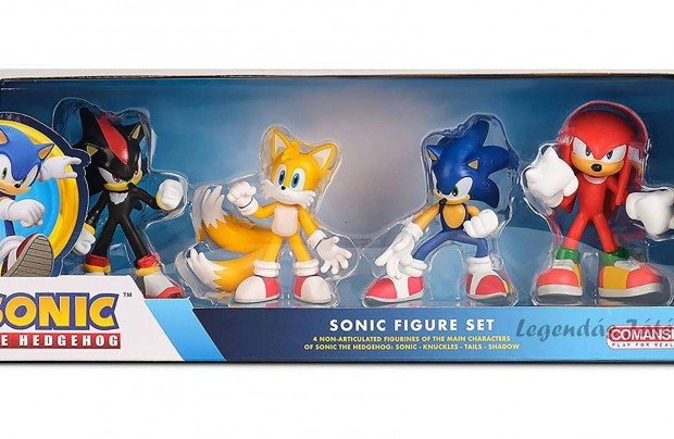 Sonic a sndiszn - 4 db-os figura szett Sega Comansi