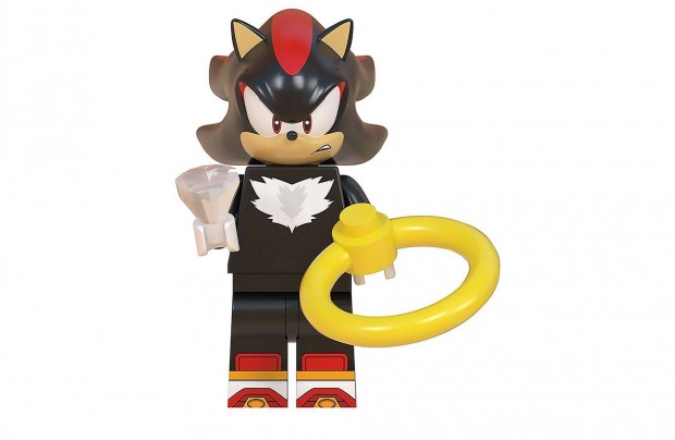 Sonic a sndiszn - Fekete Shadow Sonic mini figura