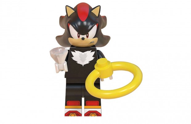 Sonic a sndiszn - Fekete Shadow Sonic mini figura j! Kszletrl!