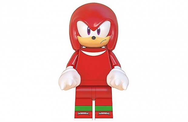 Sonic a sndiszn - Piros Knuckles mini figura j! Kszletrl!