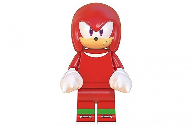 Sonic a sndiszn - Piros Knuckles mini figura j! Kszletrl!