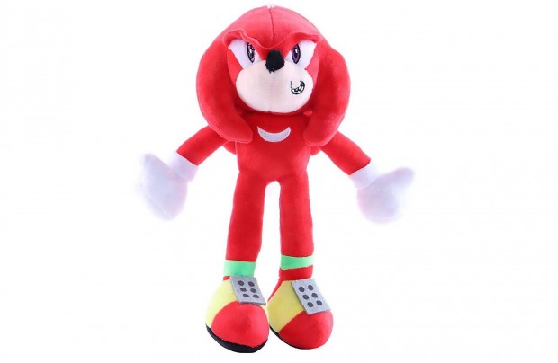 Sonic a sndiszn - Piros Knuckles plss 20 cm