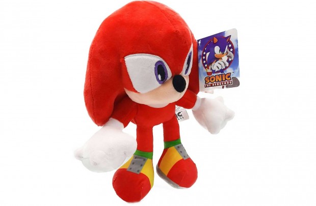 Sonic a sndiszn - Piros Knuckles plss 29 cm Snic