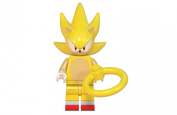 Sonic a sndiszn - Super Sonic mini figura j! Kszletrl!