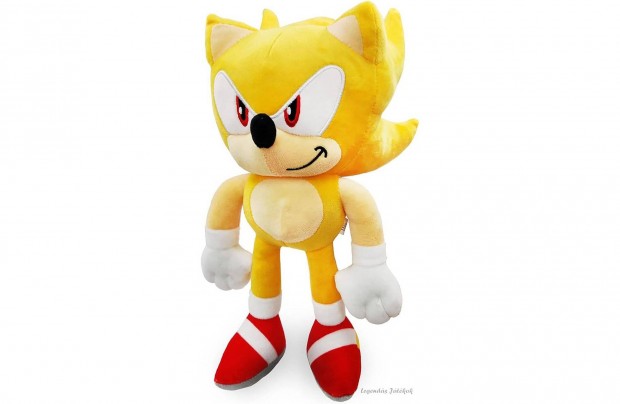 Sonic a sndiszn - Super Sonic plss 30 cm j! Kszletrl!