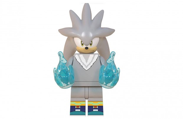 Sonic a sndiszn - Szrke Silver Sonic mini figura