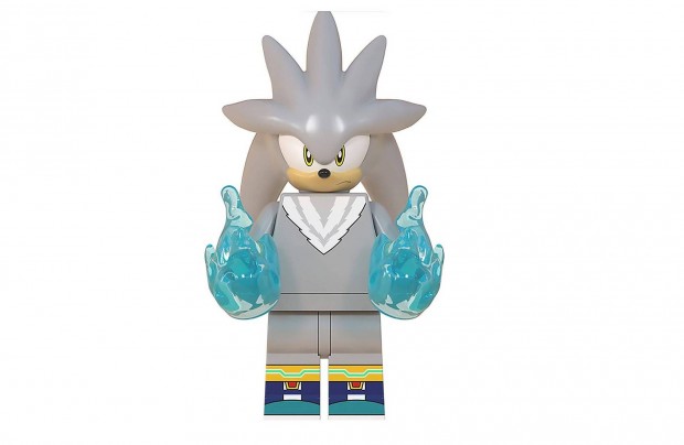 Sonic a sndiszn - Szrke Silver Sonic mini figura