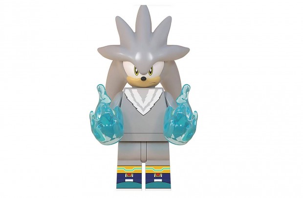 Sonic a sndiszn - Szrke Silver Sonic mini figura