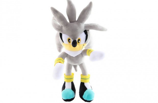 Sonic a sndiszn - Szrke Silver Sonic plss 20 cm