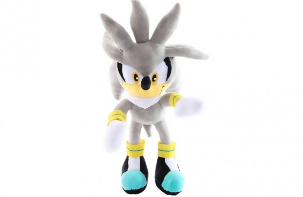 Sonic a sndiszn - Szrke Silver Sonic plss 20 cm