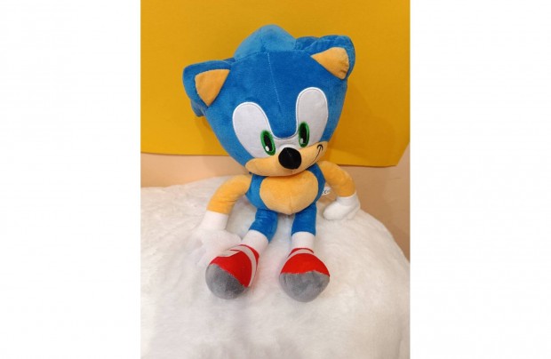 Sonic a sündisznó plüss figura, 34 cm, Új