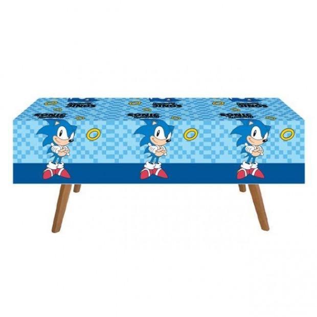 Sonic party asztaltert 120x180cm