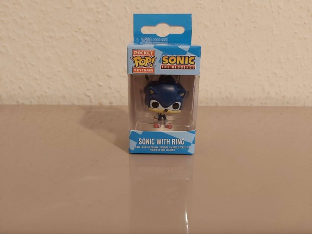 Sonic with Ring Funko POP Kulcstart j kszleten szmlval