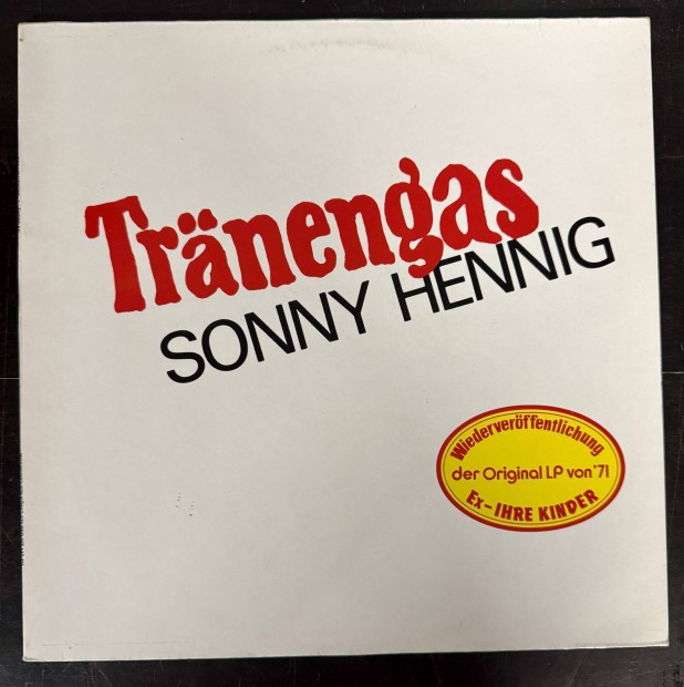 Sonny Hennig prog rock vinyl bakelit lemez