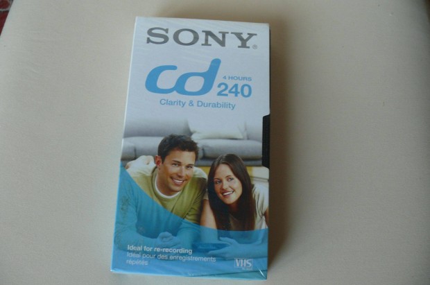 Sony 240-es Új VHS kazetta