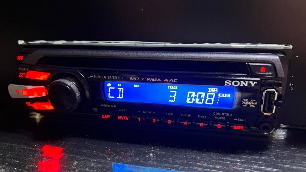 Sony 4x45W aut auts fejegysg CD lejtsz MP3 usb FM rdi Usb