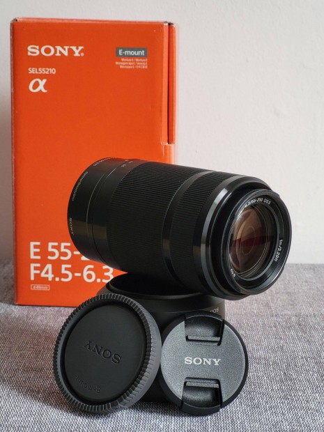 Sony 55-210mm f/4.5-6.3 E OSS objektv elad!