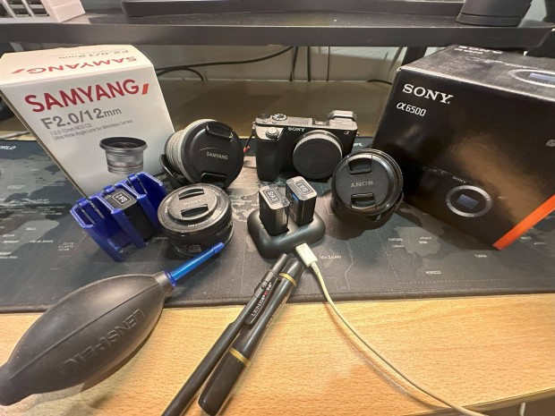 Sony A6500 + Objektvek s egyb kiegsztk