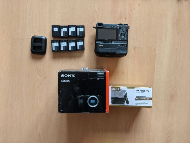 Sony A6500 vz + 8 akku + meike markolat