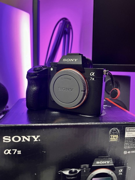 Sony A7III kamera makultlan llapotban