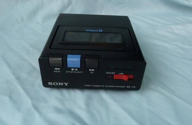 Sony BE-V8 8 mm tape rewinder eraser Video8 visszateker trl