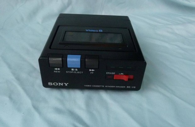Sony BE-V8 8 mm tape rewinder eraser Video8 visszateker trl
