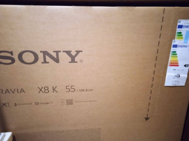 Sony Bravia KD-55X80K tipus -4K-s TV új