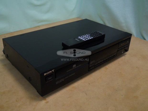 Sony CDP-297 , 1 lemezes CD lejátszó,új távirányítóval