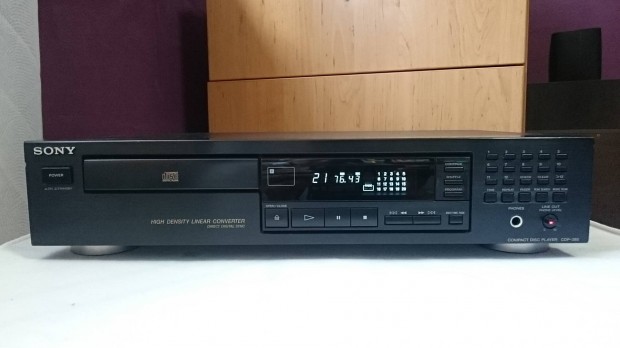 Sony CDP-315 asztali CD lejtsz kivl mkdssel 