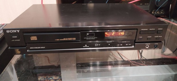 Sony CDP-390 japán cdjátszó szép hanggal, távkapcsolóval eladó