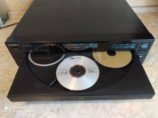 Sony CDP-C335 cd lejtsz
