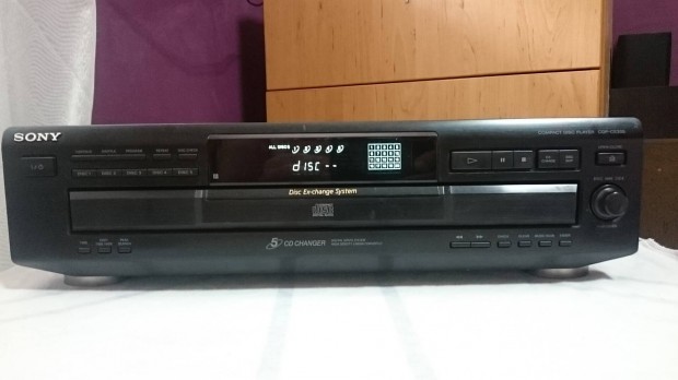 Sony CDP-CE335 5 lemezes CD lejtsz elad 