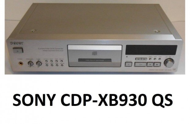Sony CDP-XB930 QS CD deck, tvirnyt, leszort, hasznlati ut