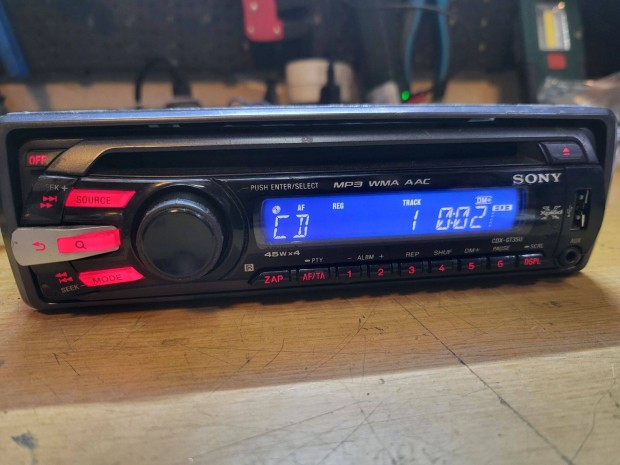 Sony CDX-GT35U fejegysg (usb-aux-cd)