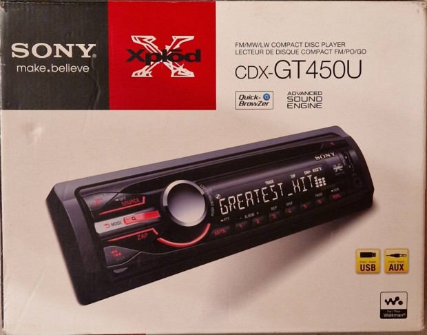 Sony CD-s radio magn