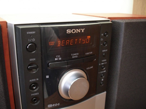 Sony CMT-EH10 mikro hifi RDS rdi tuner - magn - MP3 - CD - AUX hang